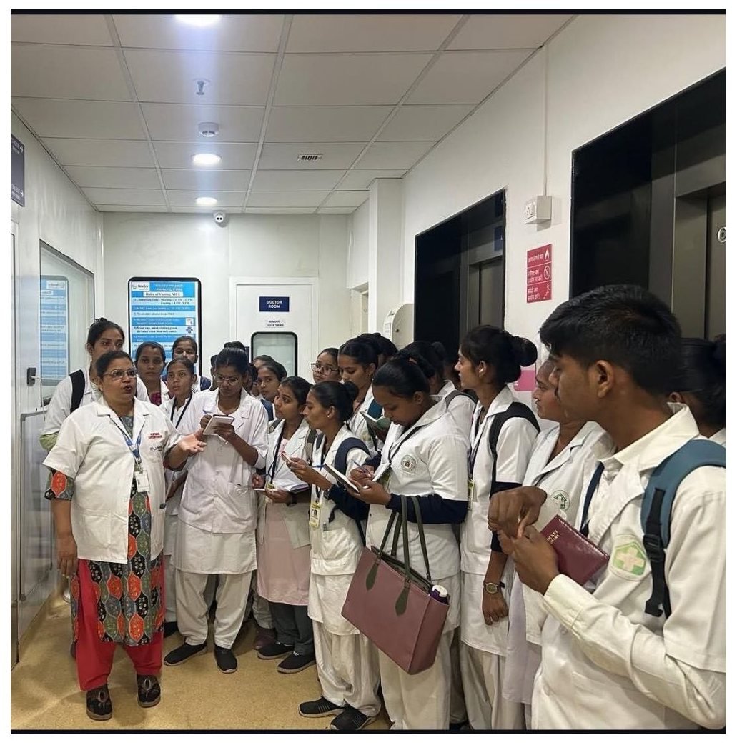 Clinical skill development activity at Sunita Nursing School